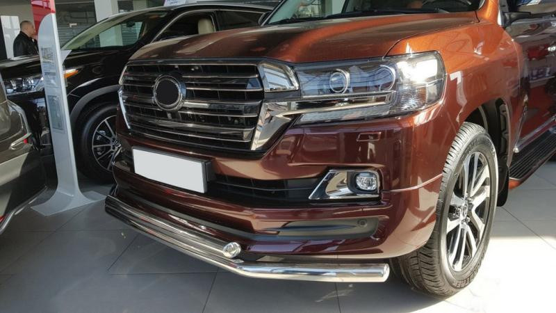 Купити Передня дуга ST014 (2015-2025, нерж.) 60мм на 60мм для Toyota Land Cruiser 200