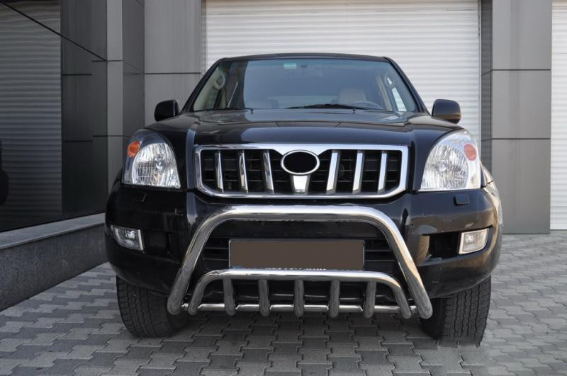 Купити Кенгурятник низький WT002 (нерж) для Toyota Land Cruiser Prado 120