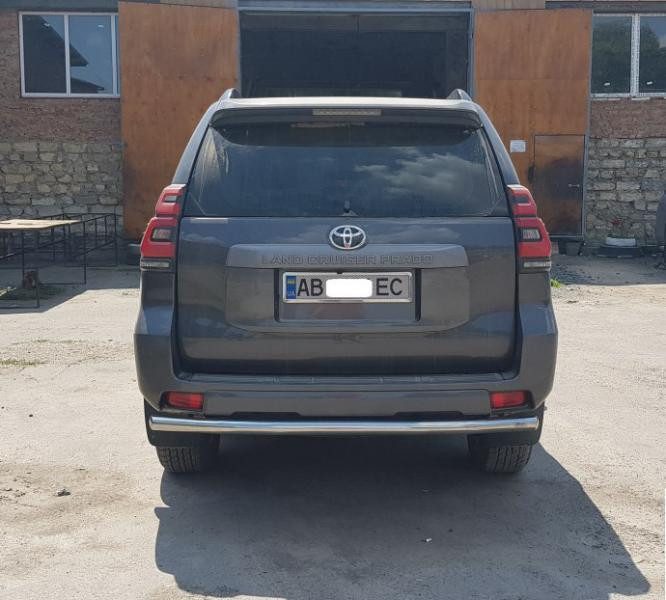 Купити Задня дуга AK002 (нерж) для Toyota Land Cruiser Prado 150