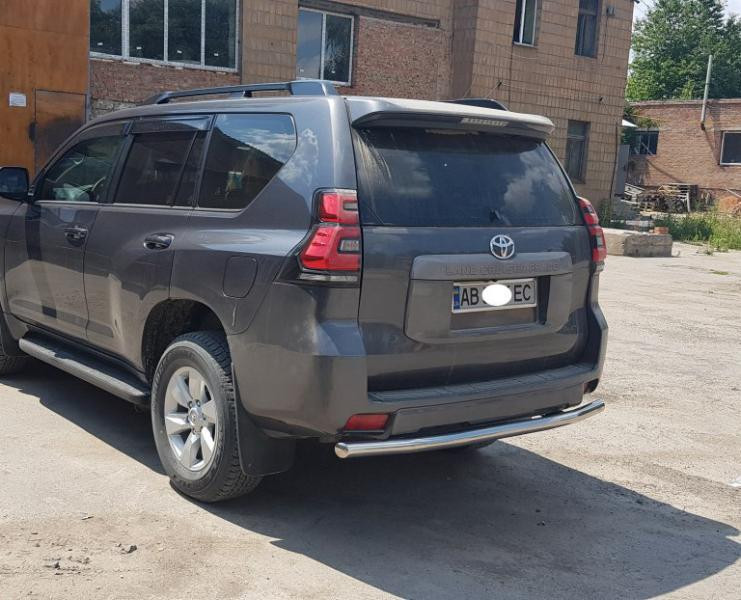 Купити Задня дуга AK002 (нерж) для Toyota Land Cruiser Prado 150