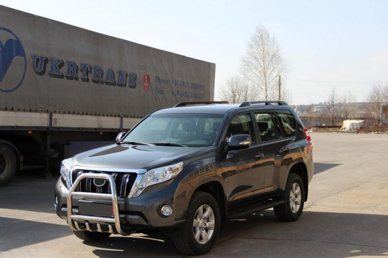 Купити Кенгурятник QT007 (нерж) для Toyota Land Cruiser Prado 150