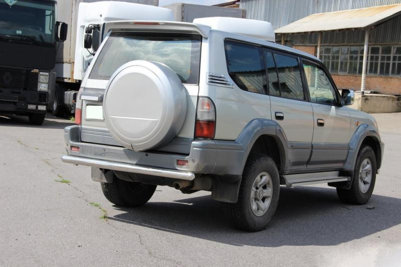 Купити Задня дуга AK002 (нерж) для Toyota Land Cruiser 90 Prado