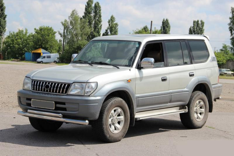 Купити Передня дуга ST014 (нерж.) для Toyota Land Cruiser 90 Prado