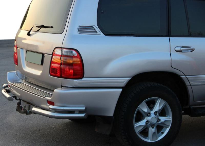 Купити Задні куточки AK003-Double (2 шт., нерж) для Toyota Land Cruiser 100