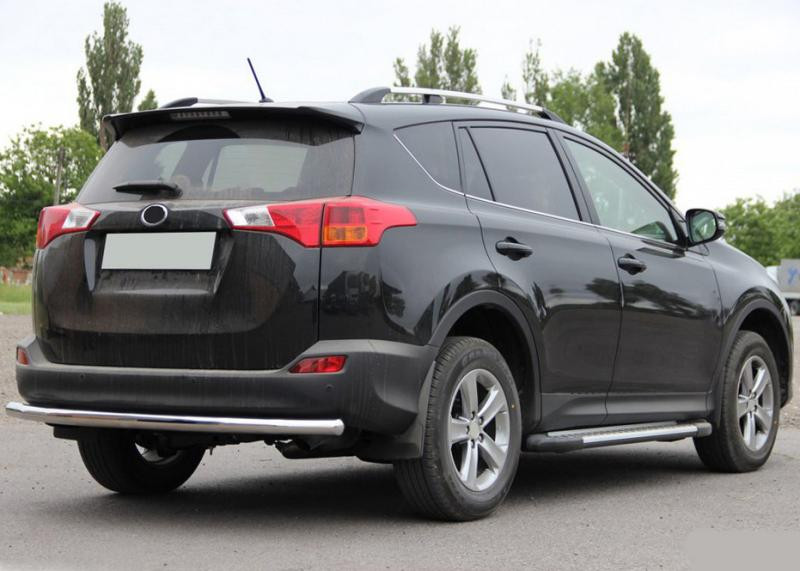 Купити Задня дуга AK002 (нерж) для Toyota Rav 4 2013-2018 рр