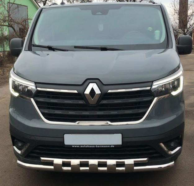Купити Передній вус Shark ST015 (2021-2025, нерж) для Renault Trafic 2015- рр