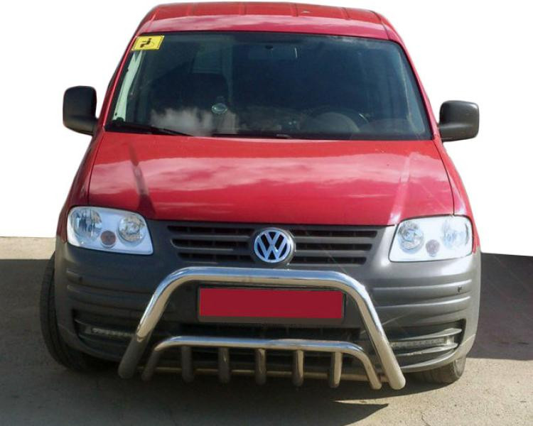 Купити Кенгурятник WT002 (нерж) для Volkswagen Caddy 2004-2010 рр