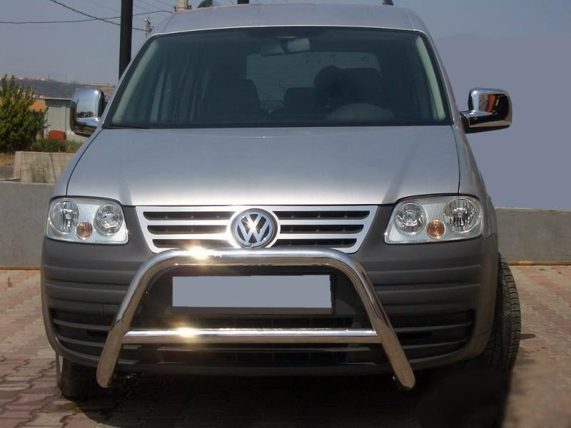 Купити Кенгурятник WT005 (нерж) для Volkswagen Caddy 2004-2010 рр