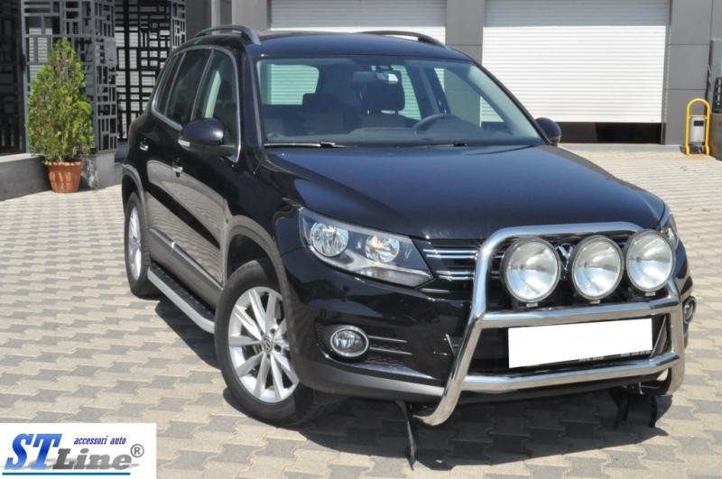 Купити Кенгурятник WT018 (нерж) для Volkswagen Tiguan 2007-2016 рр