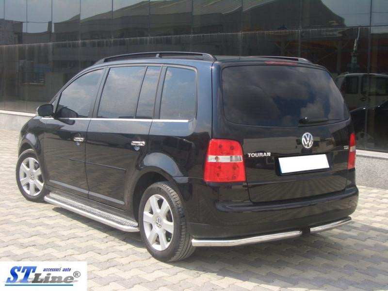 Купити Задні куточки AK003 (2 шт., нерж) для Volkswagen Touran 2003-2010 рр