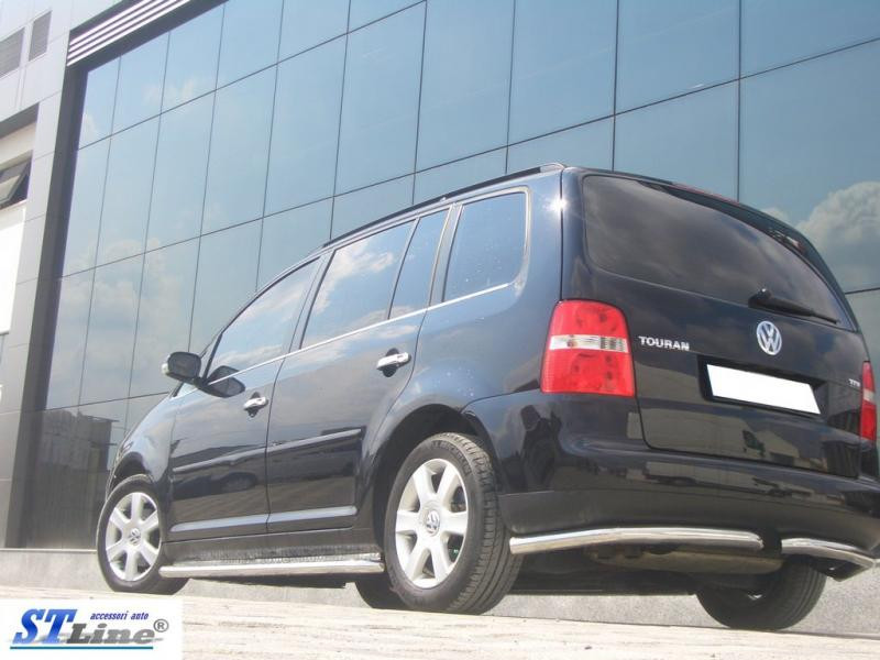 Купити Задні куточки AK003 (2 шт., нерж) для Volkswagen Touran 2003-2010 рр