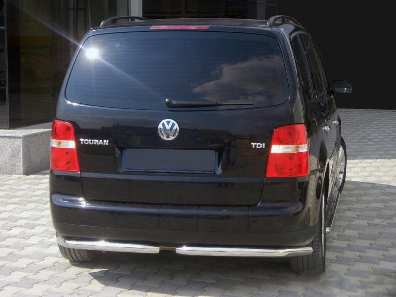 Купити Задні куточки AK003 (2 шт., нерж) для Volkswagen Touran 2003-2010 рр