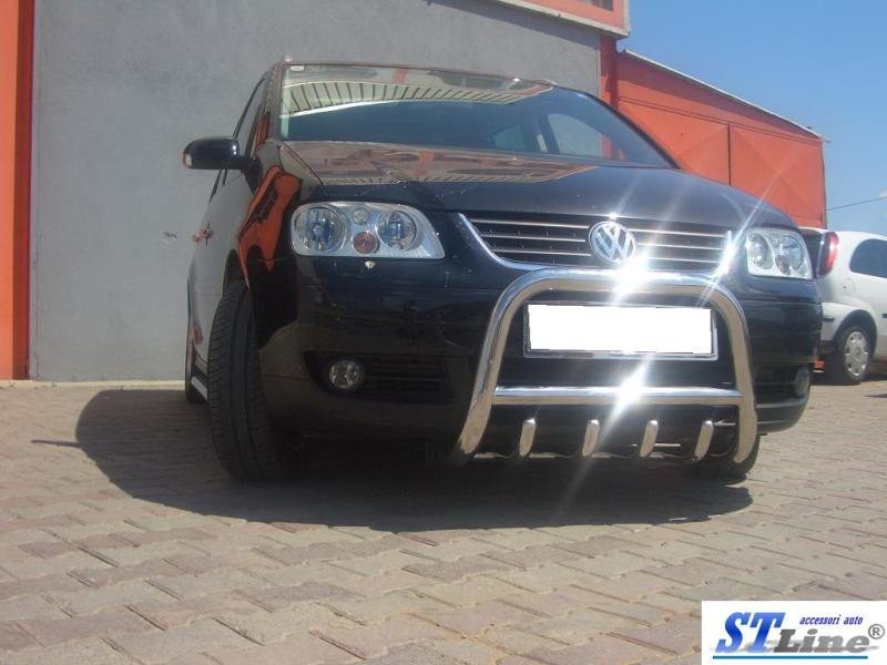 Купити Кенгурятник QT006 (нерж) для Volkswagen Touran 2003-2010 рр