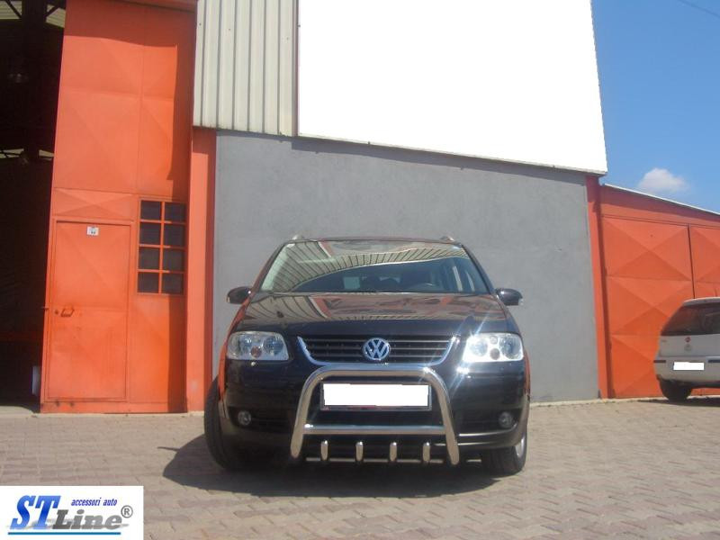 Купити Кенгурятник QT006 (нерж) для Volkswagen Touran 2003-2010 рр