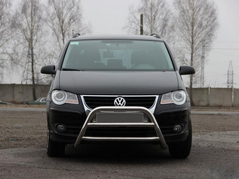Купити Кенгурятник WT022 (нерж) для Volkswagen Touran 2003-2010 рр