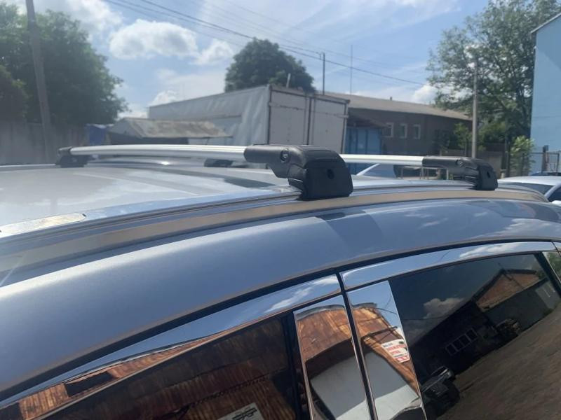 Купить Багажник (поперечины) на интегрированные рейлинги Wingbar V2 (2 шт) Серый для Volkswagen Touareg 2018- гг