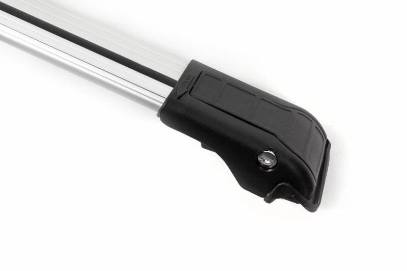 Купити Багажник (поперечини) на звичайні рейлінги під ключ WingBar V1 (2 шт) до 110 см, Чорний для Ford Kuga 2008-2013 рр