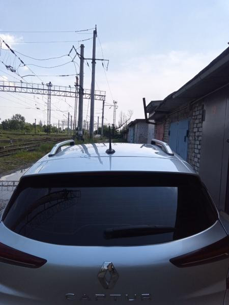 Купить Рейлинги Skyport (серый мат) для Renault Captur 2013-2019 гг