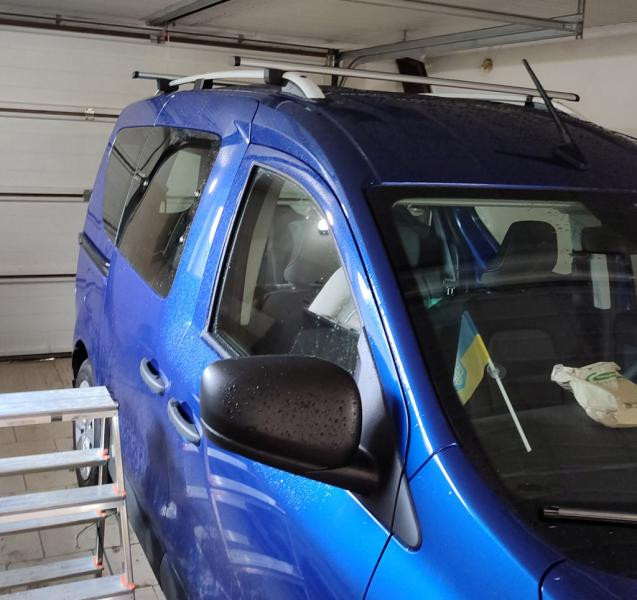 Купить Рейлинги Skyport серый мат (Для Express) для Renault Kangoo/Express 2021- гг