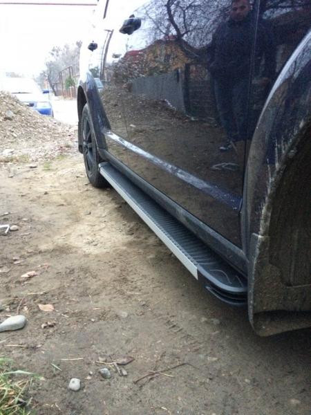 Купить Боковые пороги Maya V1 (2 шт., алюминий) для Fiat Freemont