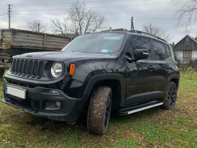 Купити Бокові пороги Maya V1 (2 шт., алюміній) для Jeep Renegade