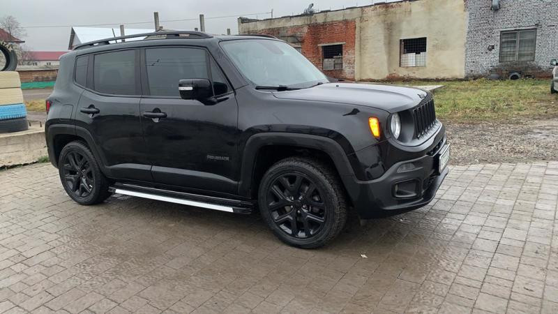 Купити Бокові пороги Maya V1 (2 шт., алюміній) для Jeep Renegade