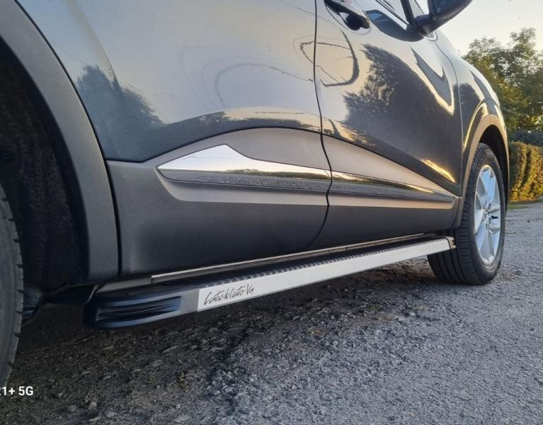 Купить Боковые пороги Maya V1 (2 шт., алюминий) для Renault Kadjar