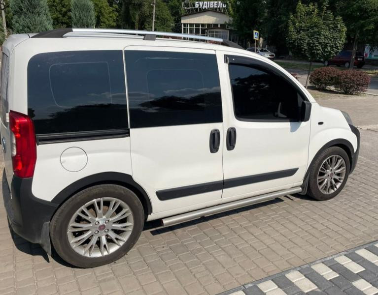 Купити Накладки на арки (4 шт, чорні) 1 бічні двері, ABS-пластик для Fiat Fiorino/Qubo