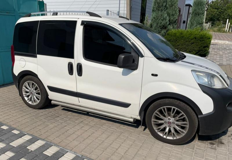 Купити Накладки на арки (4 шт, чорні) 1 бічні двері, ABS-пластик для Fiat Fiorino/Qubo