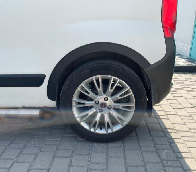 Купити Накладки на арки (4 шт, чорні) 1 бічні двері, ABS-пластик для Fiat Fiorino/Qubo