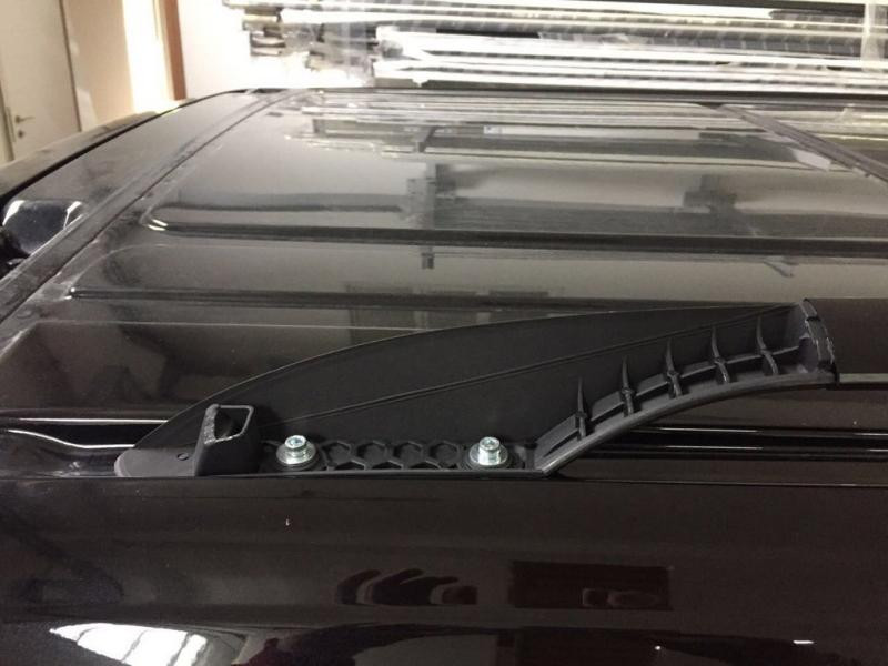 Купить Рейлинги черные ELITE (пласт. ножки) Средняя база (LONG) для Mercedes Vito/V-class W447 2014- гг