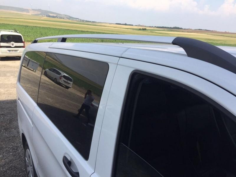 Купити Рейлінги ELITE Хром (пласт. ніжка) Довга база (ExtraLong) для Mercedes Vito / V-class W447 2014- рр