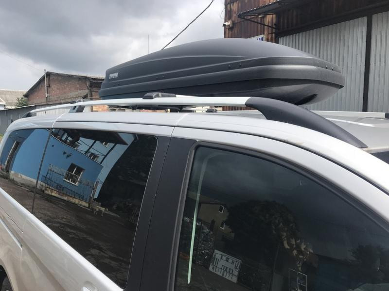 Купить Рейлинги Хром CAN Оригинальный дизайн (металл. ножки) Короткая база (SHORT) для Mercedes Vito/V-class W447 2014- гг