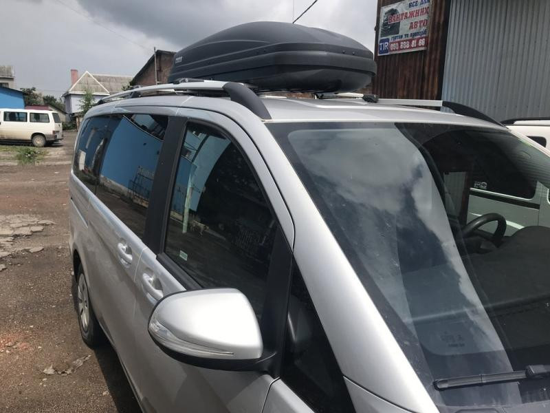 Купить Рейлинги Хром CAN Оригинальный дизайн (металл. ножки) Короткая база (SHORT) для Mercedes Vito/V-class W447 2014- гг