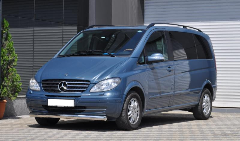 Купить Губа нижняя ST008 (нерж) 2004-2010, 51мм для Mercedes Vito W639