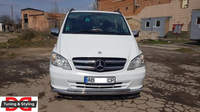 Купить Губа нижняя ST014 (нерж) 2004-2010, 51 -2025 42мм для Mercedes Vito W639