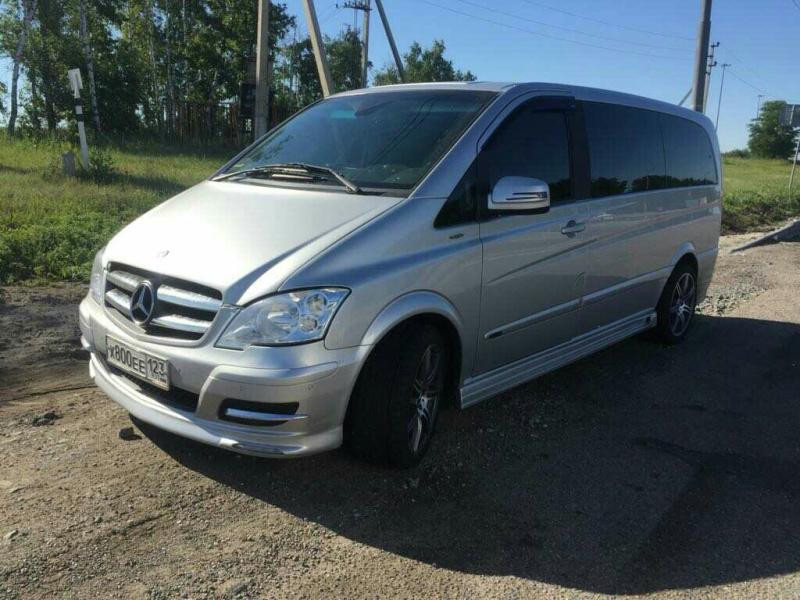 Купити Накладка на бампер BRB V1 (під фарбування) 2010-2015 рік для Mercedes Vito W639 рр