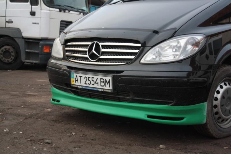 Купити Накладка на бампер BRB V1 (під фарбування) 2010-2015 рік для Mercedes Vito W639 рр