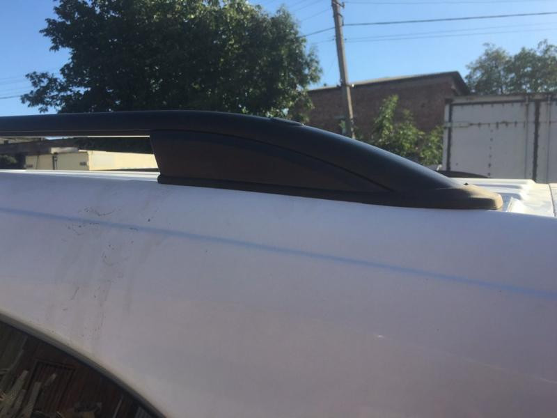 Купить Рейлинги черные Skyport (сплошной метал) Средняя база (LONG) для Mercedes Viano 2004-2014 гг