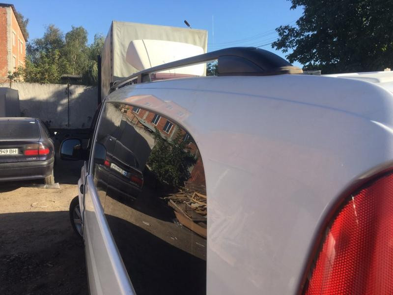 Купить Рейлинги черные Skyport (сплошной метал) Длинная база (EXTRALONG) для Mercedes Viano 2004-2014 гг