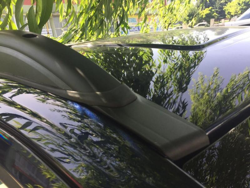 Купить Рейлинги черные Skyport (сплошной метал) Длинная база (EXTRALONG) для Mercedes Viano 2004-2014 гг