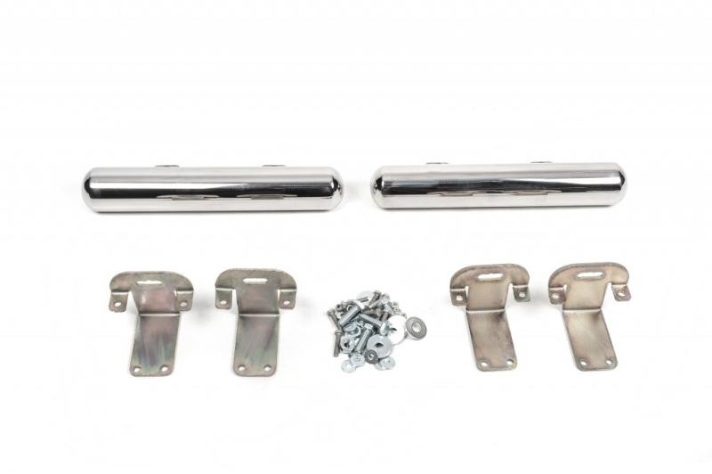 Купить Боковые трубы за задним колесом (2 шт, нерж) Короткая база, 60мм для Volkswagen Crafter 2006-2016 гг