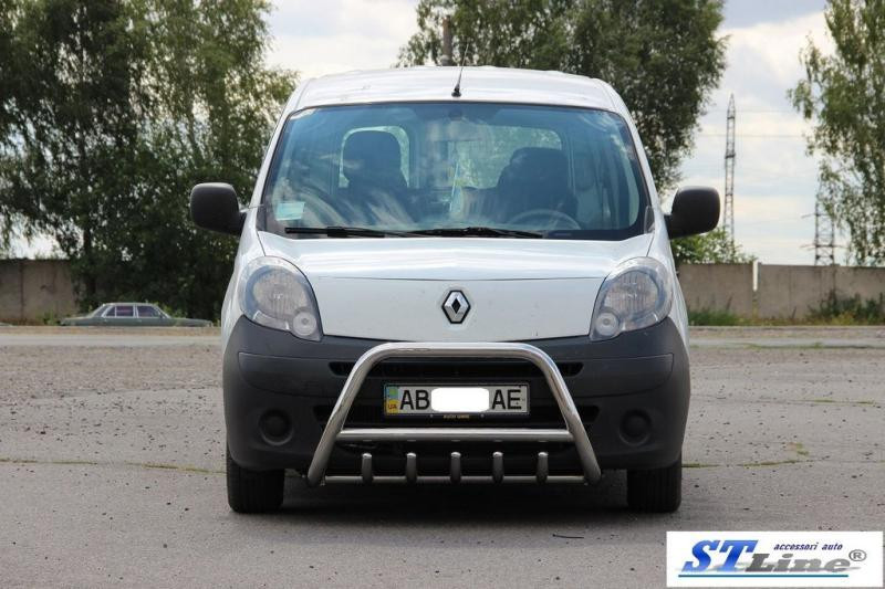 Купить Кенгурятник WT003/004 (нерж.) без надписи, 60 мм для Renault Kangoo 2008-2020 гг