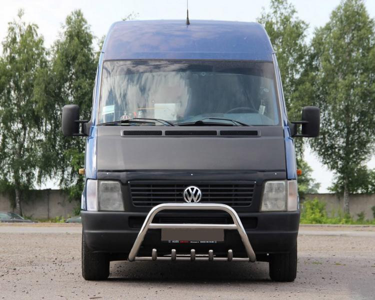 Купить Кенгурятник WT003 (нерж) 60мм, с надписью для Volkswagen LT 1995-2006 гг