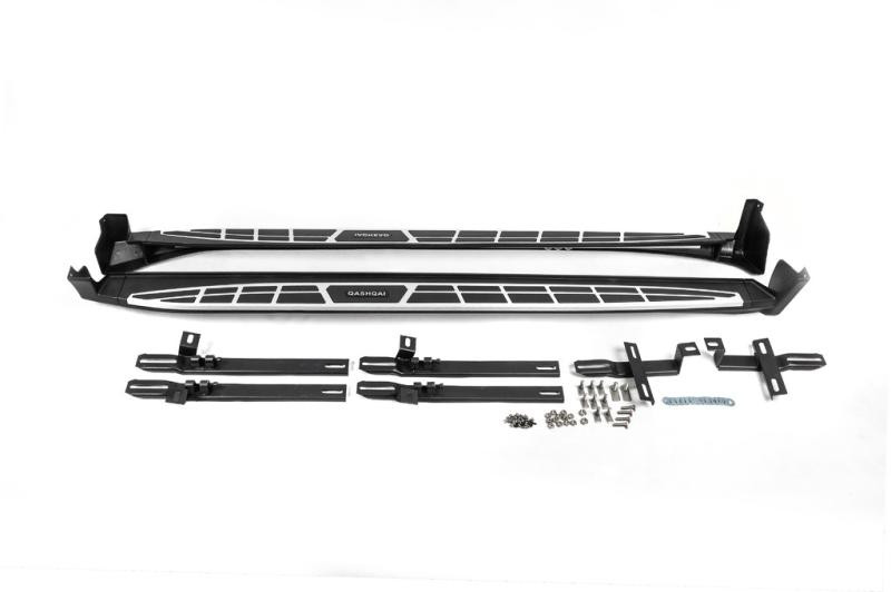 Купити Бокові пороги Оригінал V2 (2 шт) для Nissan Qashqai/Rogue Sport 2014-2021 рр