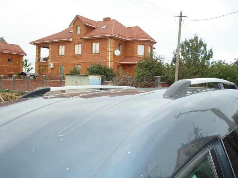 Купити Рейлінги хром Максі база, Металеві ніжки для Volkswagen Caddy 2010-2015 рр