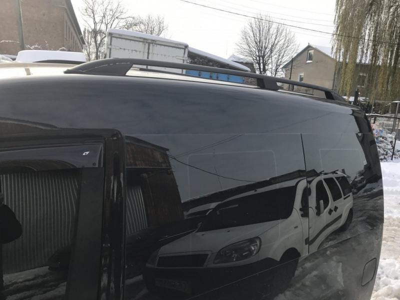 Купити Рейлінги Skyport BLACK Максі база для Volkswagen Caddy 2010-2015 рр