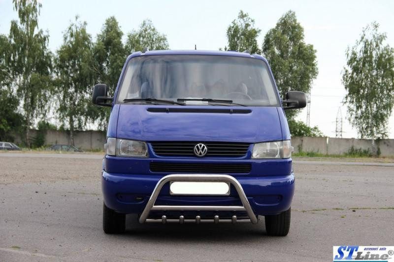 Купить Кенгурятник WT003 (нерж) 50мм, без надписи для Volkswagen T4 Transporter