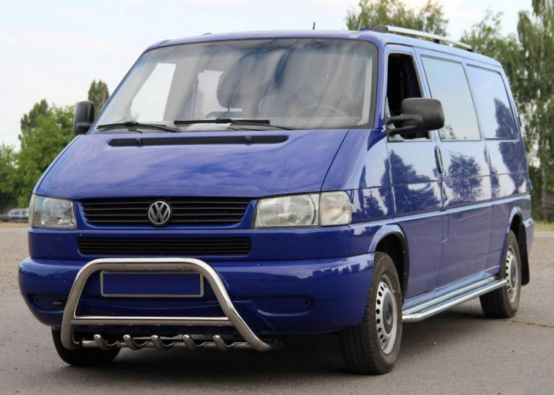 Купить Кенгурятник WT003 (нерж) 60мм, без надписи для Volkswagen T4 Transporter