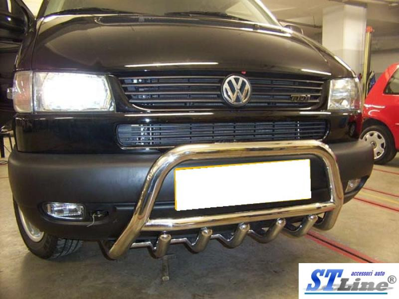 Купить Кенгурятник WT003 (нерж) 60мм, без надписи для Volkswagen T4 Transporter